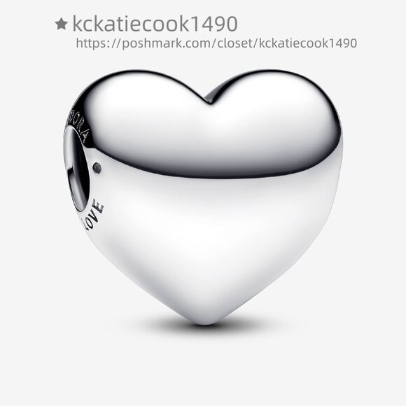 Pandora Be Love Engravable Large Heart Charm - Picture 1 of 7
